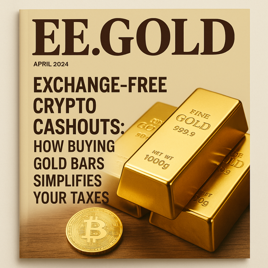 Exchange-Free Crypto Cashouts: How Buying Gold Bars Simplifies Your Taxes Exchange-Free Crypto Cashouts: How Buying Gold Bars Simplifies Your Taxes